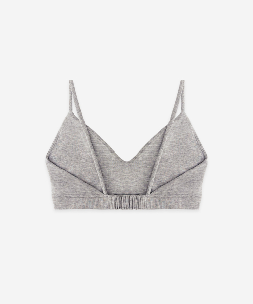 DEVIWEAR(デヴィウェア)の「シアリングVネックブラトップ DEVI-TS0059-メランジグレー(チューブトップ・レディース・ミックスグレー・SMALL/MEDIUM/LARGE)」の7枚目の写真