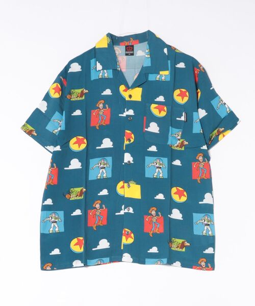 Disney(ディズニー)の「親子お揃い ディズニー トイ・ストーリー 総柄シャツ 1808A(シャツ/ブラウス・メンズ・ネイビー・ユニセックスXL/ユニセックスL/ユニセックスM/ユニセックスS)」の3枚目の写真