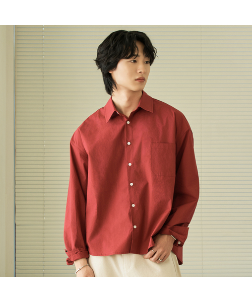 MUSINSA｜ムシンサのトップス（レッド/赤色系・長袖）通販 - ZOZOTOWN
