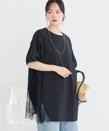 アシメレースビッグTシャツ