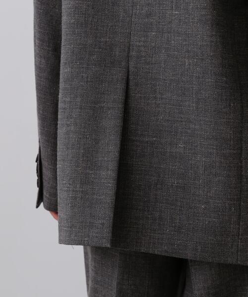 YLEVE(イレーヴ)の「YLEVE / WOOL LINEN COLLARLESS JACKET(テーラードジャケット・レディース・グレー・0/1)」の10枚目の写真