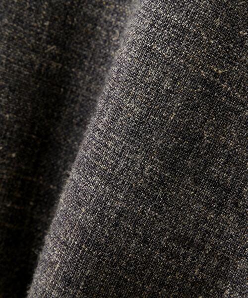 YLEVE(イレーヴ)の「YLEVE / WOOL LINEN COLLARLESS JACKET(テーラードジャケット・レディース・グレー・0/1)」の17枚目の写真