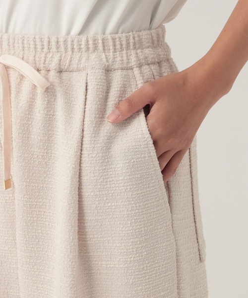 Elura（エルーラ）の「カットツイードワイドパンツ/1055346（その他パンツ・レディース・グレー系その他/オフホワイト・MEDIUM/SMALL）」の14枚目の写真