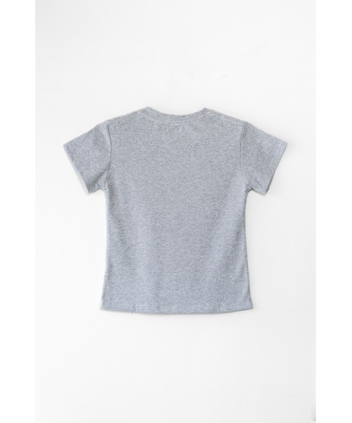 YOOU(ユー)の「MESSAGE TEE(Tシャツ/カットソー・レディース・ホワイト/グレー・FREE)」の6枚目の写真