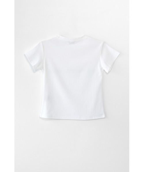 YOOU(ユー)の「MESSAGE TEE(Tシャツ/カットソー・レディース・ホワイト/グレー・FREE)」の10枚目の写真