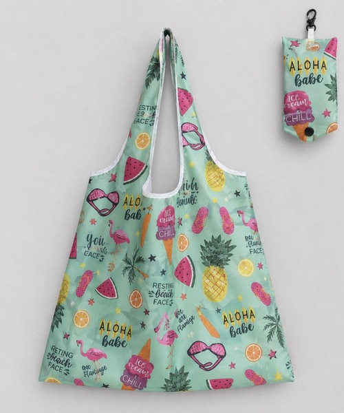 VIBGYOR(ヴィブジョー)の「LESRIRE / ポップ総柄ショップバッグ L9368(エコバッグ/サブバッグ・レディース・その他15/その他13/その他9/その他7/その他8/その他4/その他11/その他1/その他6/その他5/その他14/その他2/その他10/その他3/その他12・FREE)」の1枚目の写真