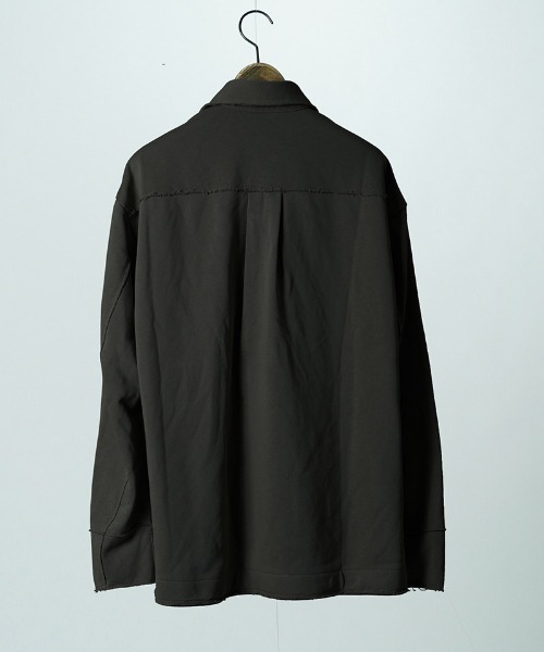 EGO TRIPPING(エゴトリッピング)の「ms6590-SWEAT OVER SHIRTS スウェットシャツ(616754)(シャツ/ブラウス・メンズ・チャコール/グレー/レッド/ブラック・46/48)」の19枚目の写真