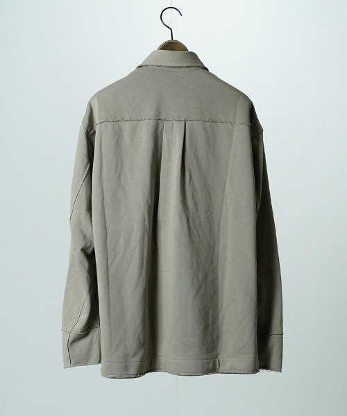 EGO TRIPPING(エゴトリッピング)の「ms6590-SWEAT OVER SHIRTS スウェットシャツ(616754)(シャツ/ブラウス・メンズ・チャコール/グレー/レッド/ブラック・46/48)」の21枚目の写真