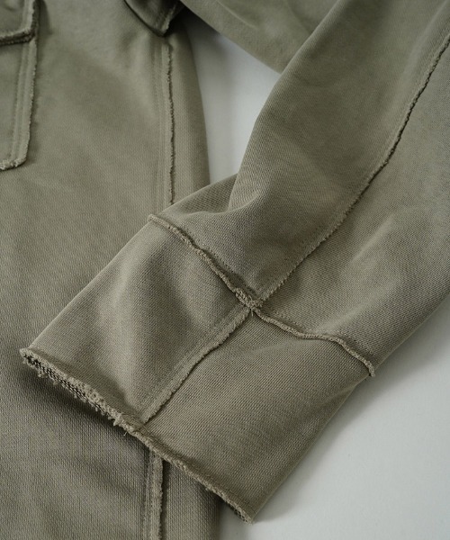 EGO TRIPPING(エゴトリッピング)の「ms6590-SWEAT OVER SHIRTS スウェットシャツ(616754)(シャツ/ブラウス・メンズ・チャコール/グレー/レッド/ブラック・46/48)」の14枚目の写真