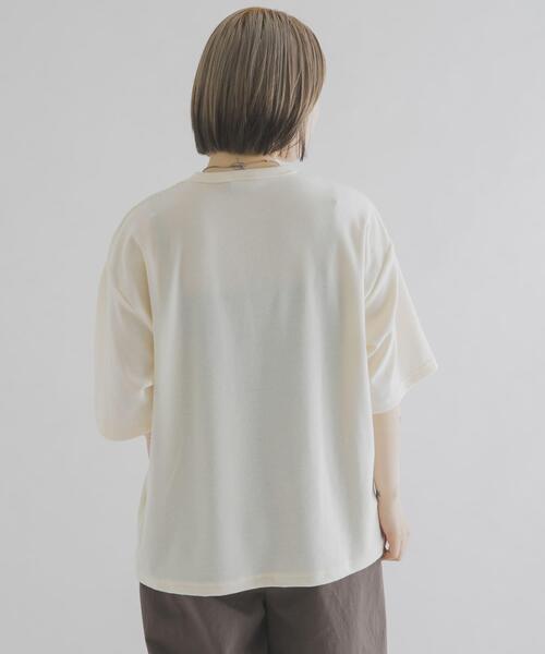 THE GOODLAND MARKET(ザグッドランドマーケット)の「ザ グッドランド マーケット PILE VIBES TEE(Tシャツ/カットソー・レディース・ピンク/ブルー/アイボリー/ミント・3/1)」の7枚目の写真