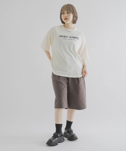 THE GOODLAND MARKET(ザグッドランドマーケット)の「ザ グッドランド マーケット PILE VIBES TEE(Tシャツ/カットソー・レディース・ピンク/ブルー/アイボリー/ミント・3/1)」の8枚目の写真