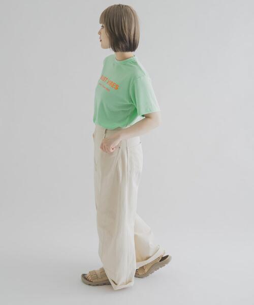 THE GOODLAND MARKET(ザグッドランドマーケット)の「ザ グッドランド マーケット PILE VIBES TEE(Tシャツ/カットソー・レディース・ピンク/ブルー/アイボリー/ミント・3/1)」の17枚目の写真