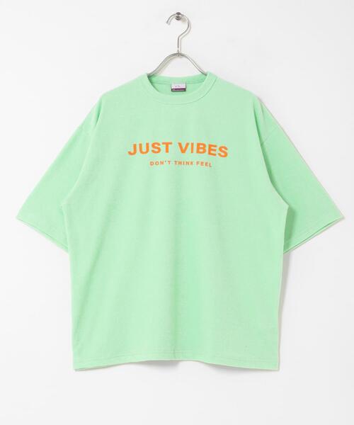THE GOODLAND MARKET(ザグッドランドマーケット)の「ザ グッドランド マーケット PILE VIBES TEE(Tシャツ/カットソー・レディース・ピンク/ブルー/アイボリー/ミント・3/1)」の19枚目の写真