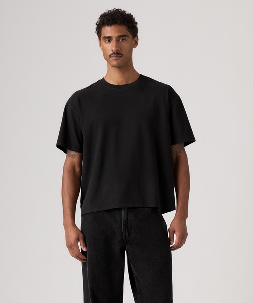 Levi's（リーバイス）の「Levi's/リーバイス クロップド ショートスリーブ Tシャツ（Tシャツ/カットソー・メンズ・ブラック・XL/L/M/S）」の5枚目の写真