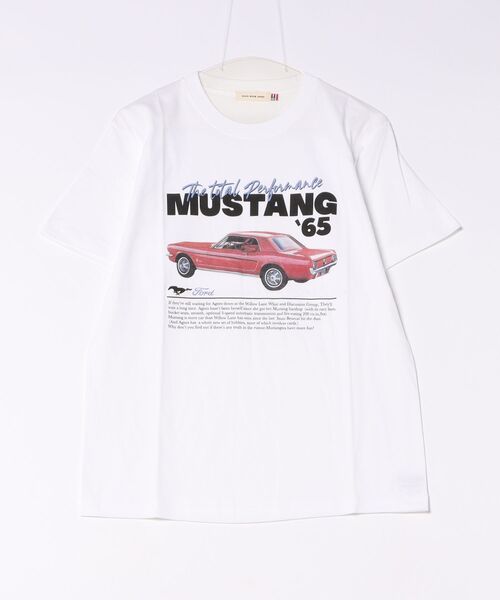 studio CLIP(スタディオクリップ)の「《ウタオ》FORD Tシャツ(Tシャツ/カットソー・レディース・ホワイト/ブラック・FREE)」の1枚目の写真