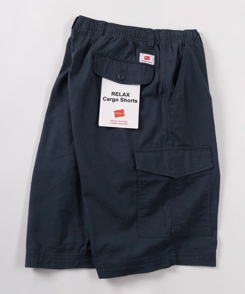 HANES(ヘインズ)の「【78】【Hanes/ヘインズ】チノクロス カーゴ ショートパンツ/ハーフパンツ(その他パンツ・メンズ・ベージュ/ブラック/ネイビー/カーキ・XL/L/M)」の4枚目の写真