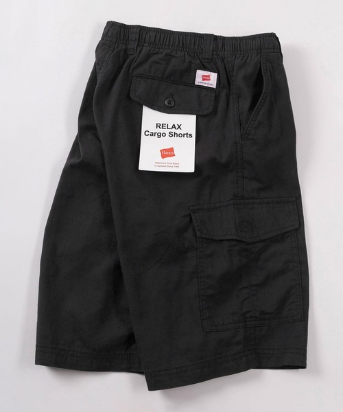 HANES(ヘインズ)の「【78】【Hanes/ヘインズ】チノクロス カーゴ ショートパンツ/ハーフパンツ(その他パンツ・メンズ・ベージュ/ブラック/ネイビー/カーキ・XL/L/M)」の1枚目の写真