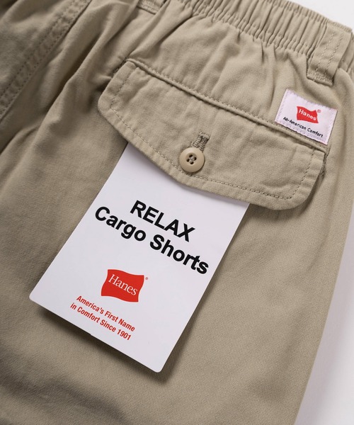 HANES(ヘインズ)の「【78】【Hanes/ヘインズ】チノクロス カーゴ ショートパンツ/ハーフパンツ(その他パンツ・メンズ・ベージュ/ブラック/ネイビー/カーキ・XL/L/M)」の18枚目の写真