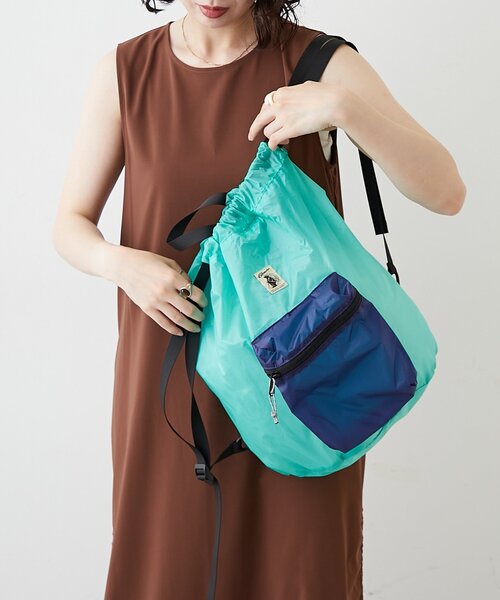 BIRTHDAY BAR(バースデイバー)の「【COBMASTER コブマスター】COB SUN NAPSACK(バックパック/リュック・レディース・ミント/サックスブルー・0)」の4枚目の写真