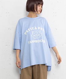 WILDCATプリントワイドTee