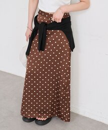 《新色IVO》サテンドットスカート