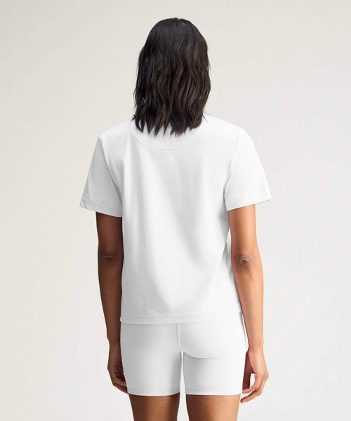 adidas by Stella McCartney(アディダスバイステラマッカートニー)の「TrueCasuals レギュラー スポーツウェア Tシャツ【adidas by Stella McCartney】 / アディダス adidas(Tシャツ/カットソー・レディース・ホワイト・SMALL/MEDIUM/LARGE/X-LARGE/XX-LARGE)」の2枚目の写真