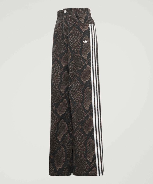adidas（アディダス）の「スネークプリント デニム ルーズ パンツ / アディダスオリジナルス adidas Originals（その他パンツ・レディース・ブラウン・24/30/25/30/26/30/27/30/28/30/29/30/30W 30L/31W 30L/32W 30L）」の3枚目の写真