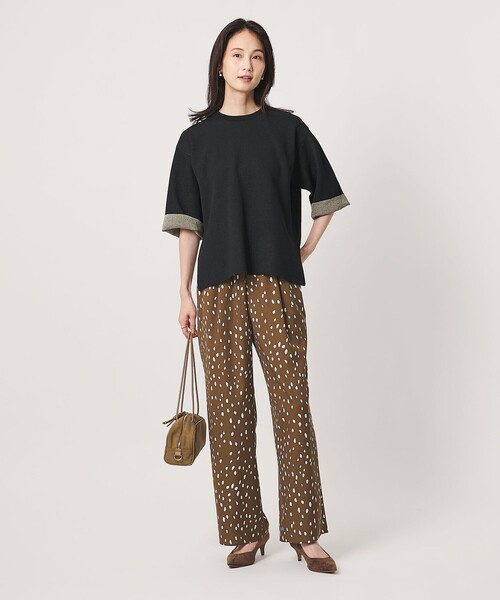 UNITED ARROWS(ユナイテッドアローズ)の「バンビ プリント イージーパンツ(その他パンツ・レディース・オフホワイト/ブラウン系・36/38)」の22枚目の写真