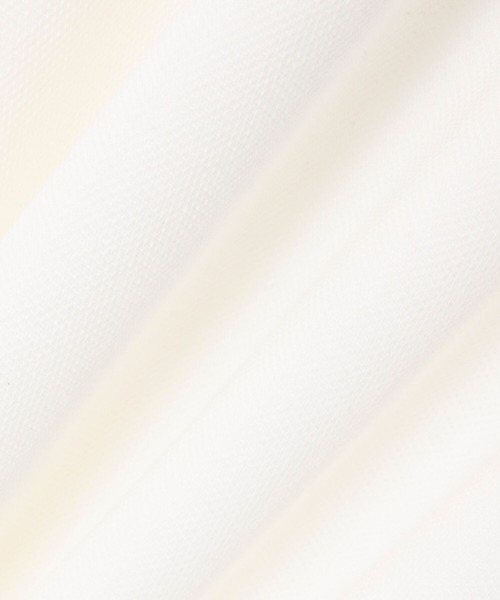 LACOSTE(ラコステ)の「飾り切りネックワントーンTシャツ(Tシャツ/カットソー・レディース・オフホワイト/ライトピンク・34/38/36/40)」の10枚目の写真