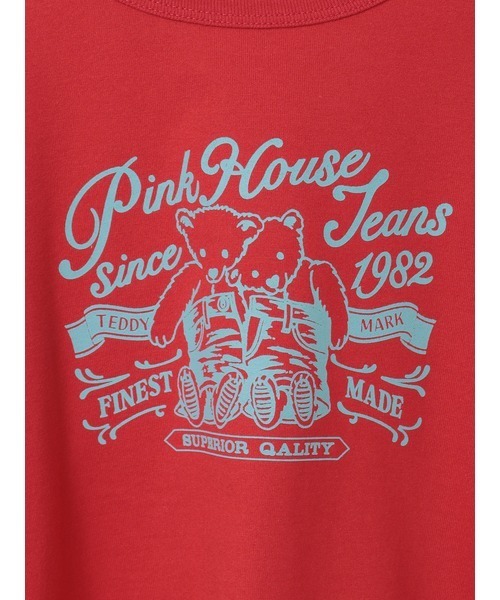 PINK HOUSE(ピンクハウス)の「テディベアラベルプリントカットソー(Tシャツ/カットソー・レディース・キナリ/レッド/ブルー/ブラック・LARGE/MEDIUM)」の12枚目の写真