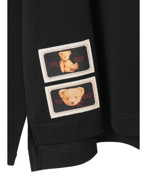 PINK HOUSE(ピンクハウス)の「テディベアラベルプリントカットソー(Tシャツ/カットソー・レディース・キナリ/レッド/ブルー/ブラック・LARGE/MEDIUM)」の13枚目の写真