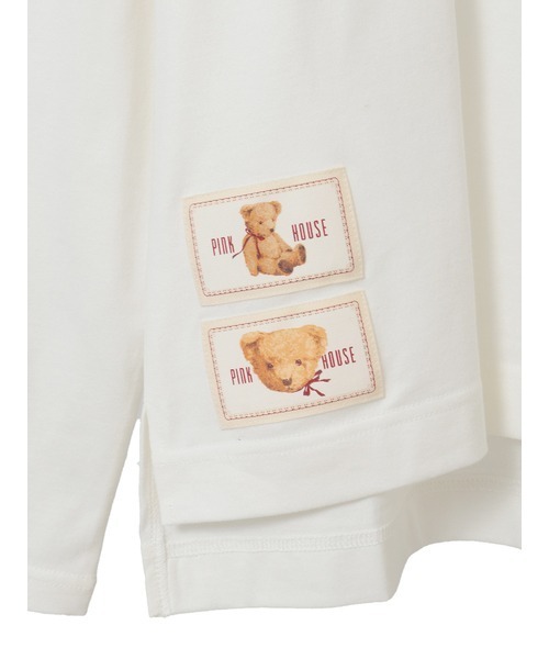 PINK HOUSE(ピンクハウス)の「テディベアラベルプリントカットソー(Tシャツ/カットソー・レディース・キナリ/レッド/ブルー/ブラック・LARGE/MEDIUM)」の17枚目の写真