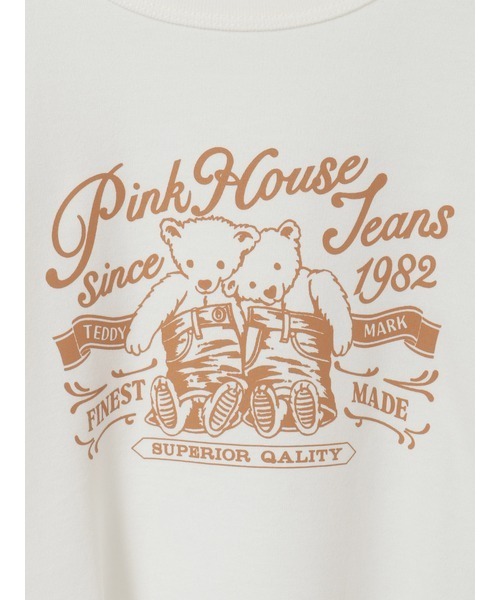 PINK HOUSE(ピンクハウス)の「テディベアラベルプリントカットソー(Tシャツ/カットソー・レディース・キナリ/レッド/ブルー/ブラック・LARGE/MEDIUM)」の18枚目の写真
