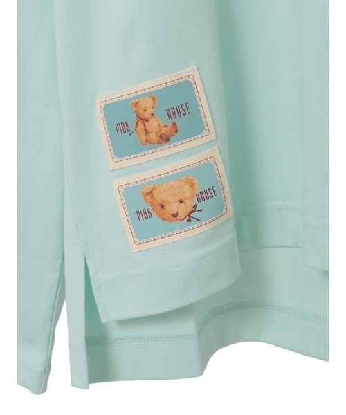 PINK HOUSE(ピンクハウス)の「テディベアラベルプリントカットソー(Tシャツ/カットソー・レディース・キナリ/レッド/ブルー/ブラック・LARGE/MEDIUM)」の5枚目の写真