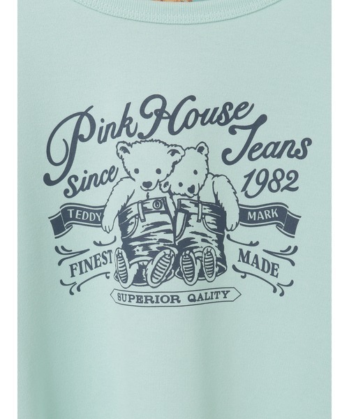 PINK HOUSE(ピンクハウス)の「テディベアラベルプリントカットソー(Tシャツ/カットソー・レディース・キナリ/レッド/ブルー/ブラック・LARGE/MEDIUM)」の6枚目の写真