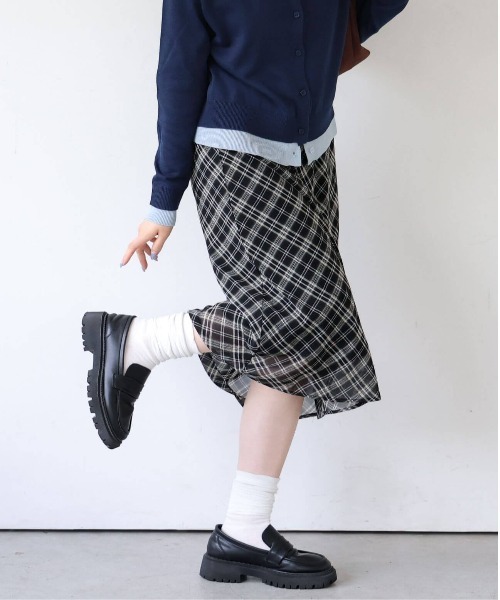 tiptop（ティップトップ）の「アソート柄スカート（スカート・レディース・ブラウン/ブラック系その他/ブラック/ブラック系その他3/ブラウン系その他/ブラック系その他2・SHORT/LONG）」の10枚目の写真