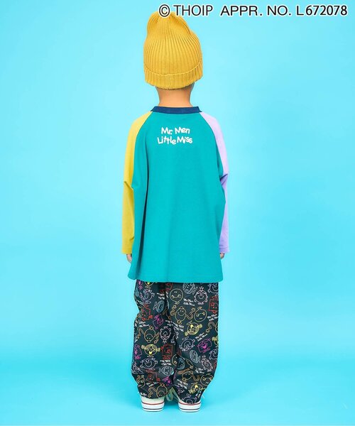 sanrio（サンリオ）の「MR.MEN LITTLE MISS　ラグラン長袖Tシャツ（Tシャツ/カットソー・キッズ・ブラック/レインボー・110/120/100/90/80/140/130）」の6枚目の写真