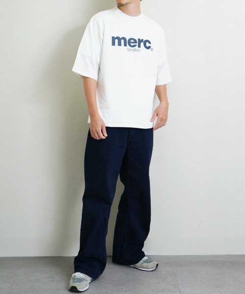 merc london（メルクロンドン）の「ｍerc london　2タイプ オーバル＆フロントロゴ ハーフスリーブTシャツ（Tシャツ/カットソー・メンズ・ブラック/ホワイト/ホワイト系その他/ブラック系その他/ネイビー系1/ネイビー系・LARGE/MEDIUM）」の18枚目の写真