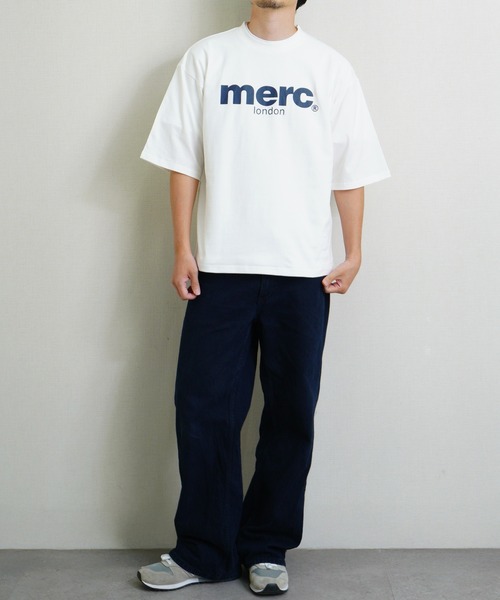 merc london（メルクロンドン）の「ｍerc london　2タイプ オーバル＆フロントロゴ ハーフスリーブTシャツ（Tシャツ/カットソー・メンズ・ブラック/ホワイト/ホワイト系その他/ブラック系その他/ネイビー系1/ネイビー系・LARGE/MEDIUM）」の14枚目の写真