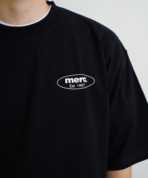 merc london（メルクロンドン）の「ｍerc london　2タイプ オーバル＆フロントロゴ ハーフスリーブTシャツ（Tシャツ/カットソー・メンズ・ブラック/ホワイト/ホワイト系その他/ブラック系その他/ネイビー系1/ネイビー系・LARGE/MEDIUM）」の19枚目の写真