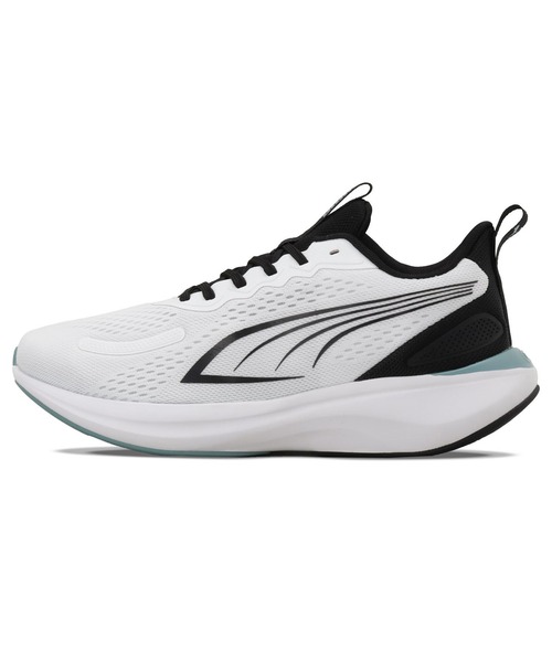 PUMA(プーマ)の「PUMA/プーマ SOFTRIDE MOVE ON U JF ソフトライド ムーブオン 313415(スニーカー・メンズ・ブラック/ホワイト・25.0cm/24.0cm/23.0cm/26.5cm/25.5cm/28.0cm/27.0cm/26.0cm/27.5cm/24.5cm/23.5cm)」の1枚目の写真