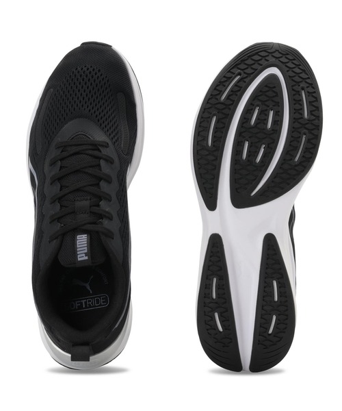 PUMA(プーマ)の「PUMA/プーマ SOFTRIDE MOVE ON U JF ソフトライド ムーブオン 313415(スニーカー・メンズ・ブラック/ホワイト・25.0cm/24.0cm/23.0cm/26.5cm/25.5cm/28.0cm/27.0cm/26.0cm/27.5cm/24.5cm/23.5cm)」の10枚目の写真