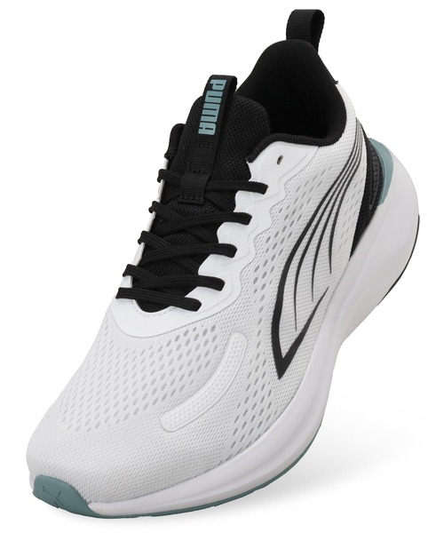 PUMA(プーマ)の「PUMA/プーマ SOFTRIDE MOVE ON U JF ソフトライド ムーブオン 313415(スニーカー・メンズ・ブラック/ホワイト・25.0cm/24.0cm/23.0cm/26.5cm/25.5cm/28.0cm/27.0cm/26.0cm/27.5cm/24.5cm/23.5cm)」の6枚目の写真