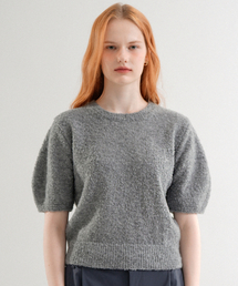 Loop Round Half Knit (Gray)