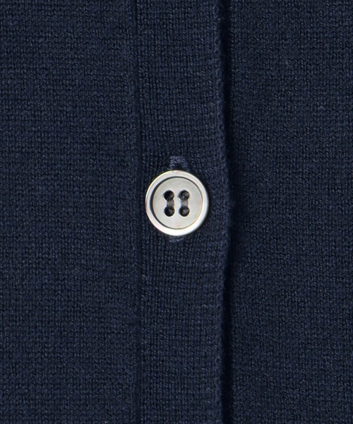 Spick & Span(スピックアンドスパン)の「《一部店舗+WEB限定》フリルレースポロシャツニットカーディガン(カーディガン/ボレロ・レディース・グレー/ネイビー・FREE)」の3枚目の写真