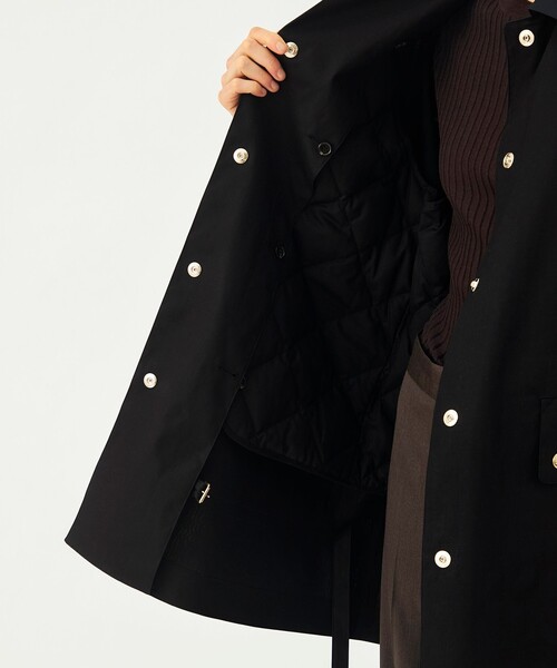Mackintosh(マッキントッシュ)の「【別注】MACKINTOSH WILTON EX コート(ステンカラーコート・レディース・ブラック系その他・8)」の12枚目の写真