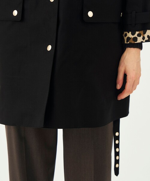 Mackintosh(マッキントッシュ)の「【別注】MACKINTOSH WILTON EX コート(ステンカラーコート・レディース・ブラック系その他・8)」の6枚目の写真