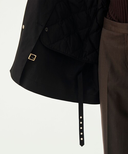 Mackintosh(マッキントッシュ)の「【別注】MACKINTOSH WILTON EX コート(ステンカラーコート・レディース・ブラック系その他・8)」の8枚目の写真