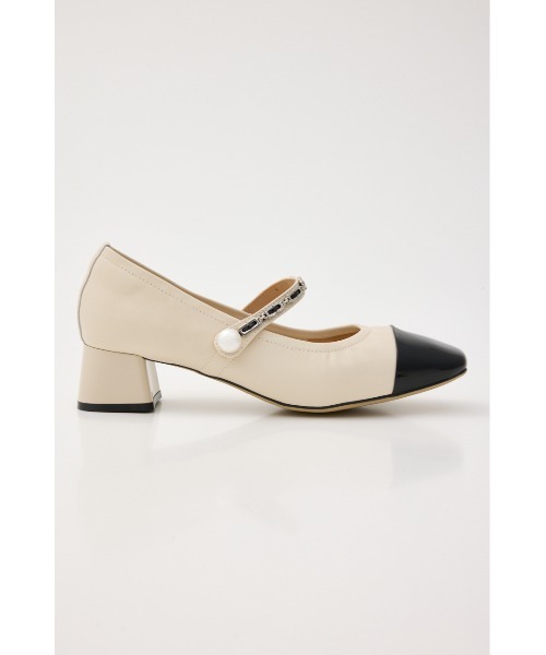 STACCATO(スタッカート)の「メゾンローヒールライトパンプス(パンプス・レディース・ブラック/ホワイト系その他・23.5cm/23cm/22.5cm/24.5cm/24cm)」の4枚目の写真