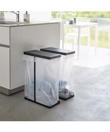 tower（タワー）の「スリム蓋付き分別ゴミ袋ホルダー タワー 45L 2個組（ダストボックス）」